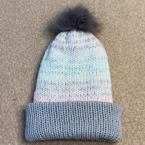 New handmade beanie.Warm double layer knitted winter Hat ❄️☃️ - Picture 1 of 5